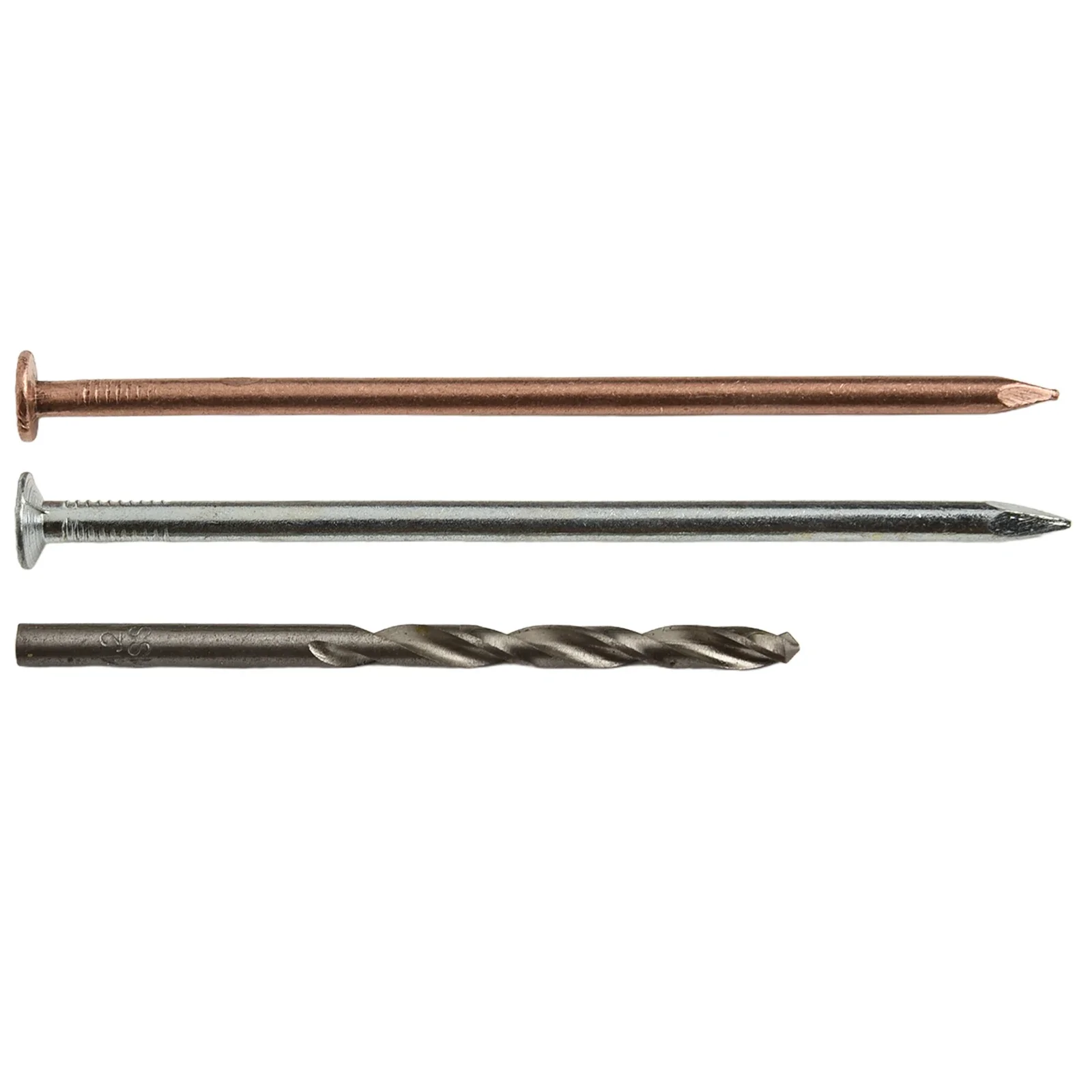 Copper Nails 4-Inch Copper Nails 4-inch Nails Copper Nails For Trees Soft Copper Material 25pcs Package Garden Projects