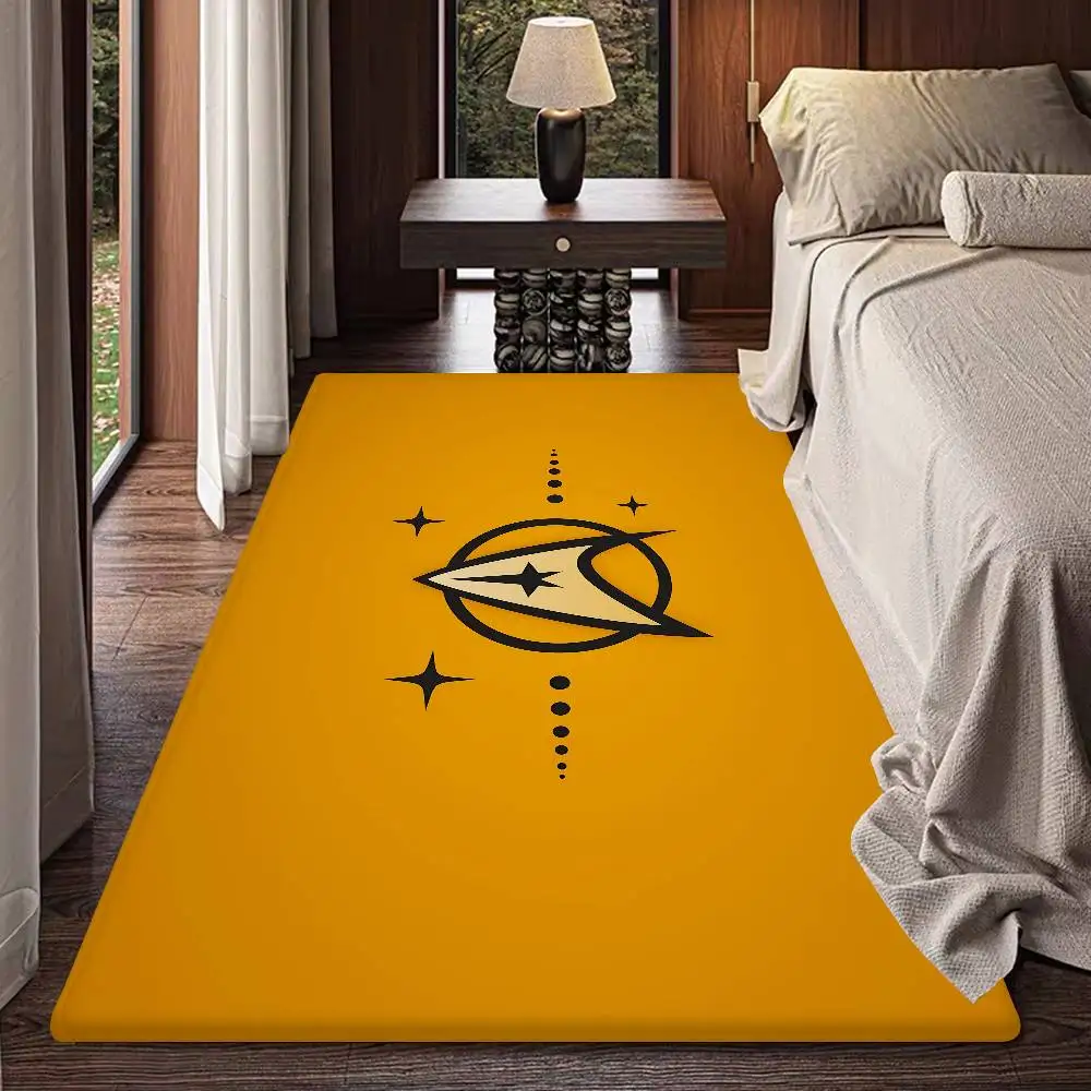 S-Star Trek Floor Mat Kids Room Bedroom Decoration Balcony Anti-Slip Doormat Living Room Welcome Rug