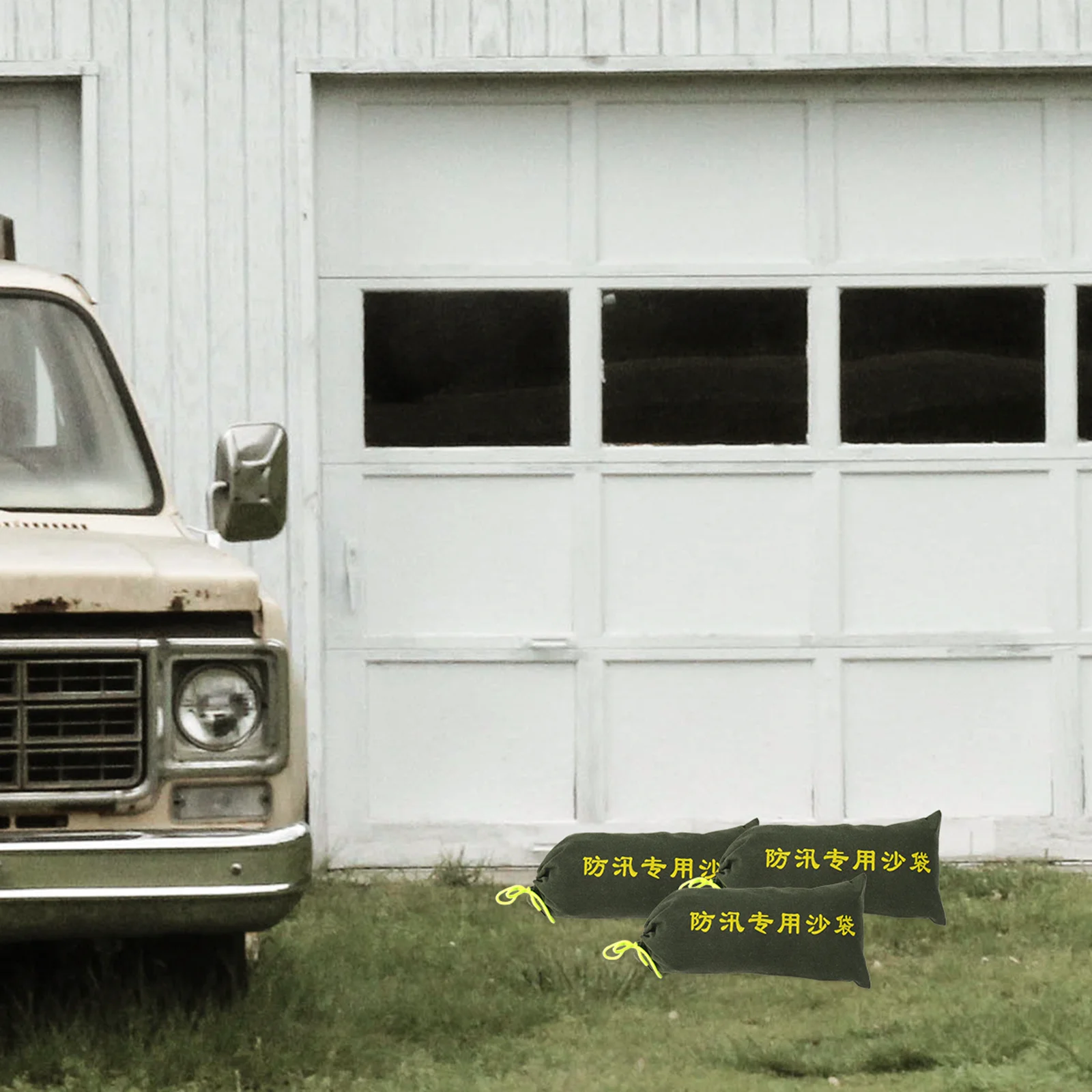 3pcs Empty Sandbag For Flood Barrier Canvas Anti-Wear Waterproof Sand Bags Door Water Stopper Outdoor Emergency Use