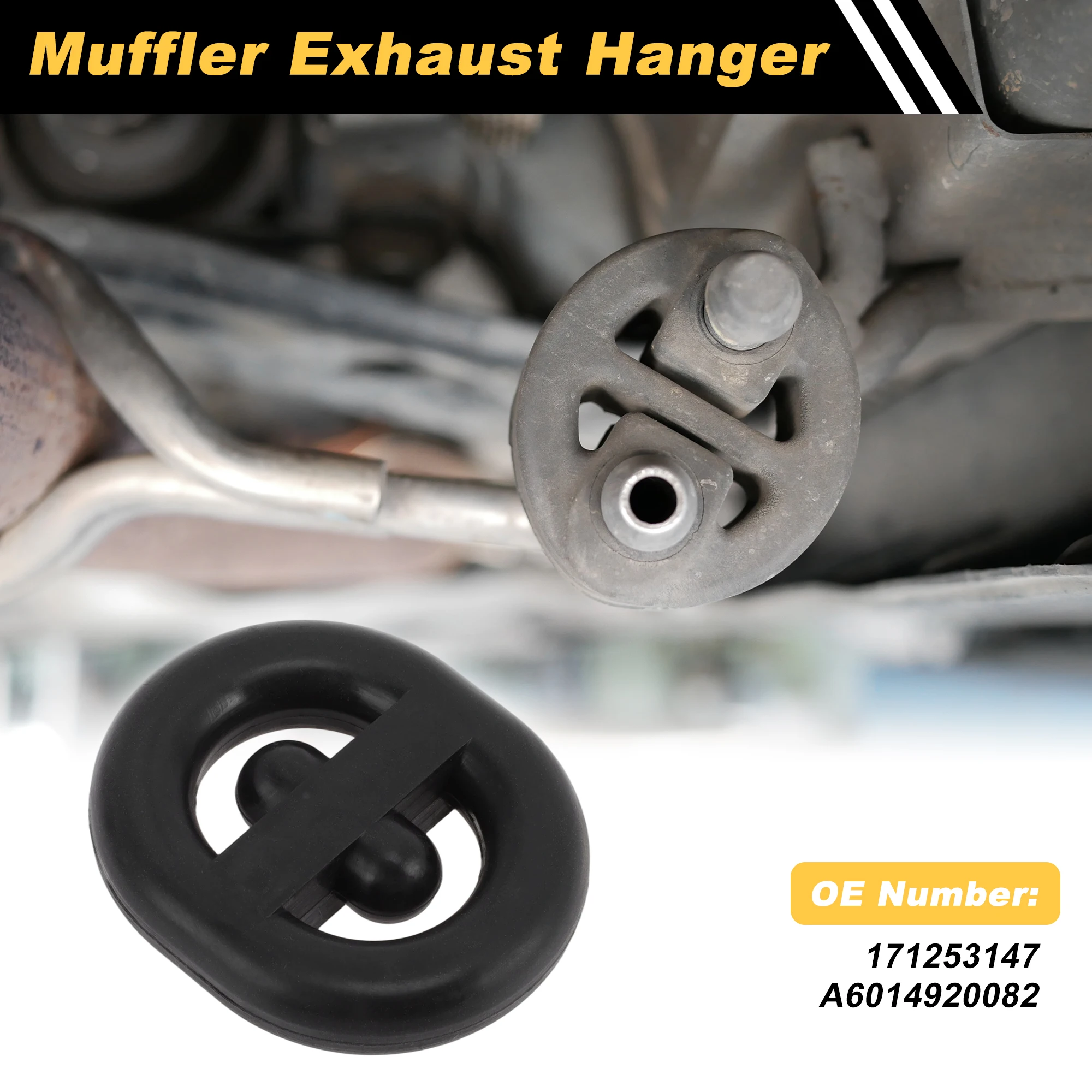 

UXCELL Muffler Exhaust Hanger for Buick Excelle GT Replacement No.171253147 Black 1 Pc