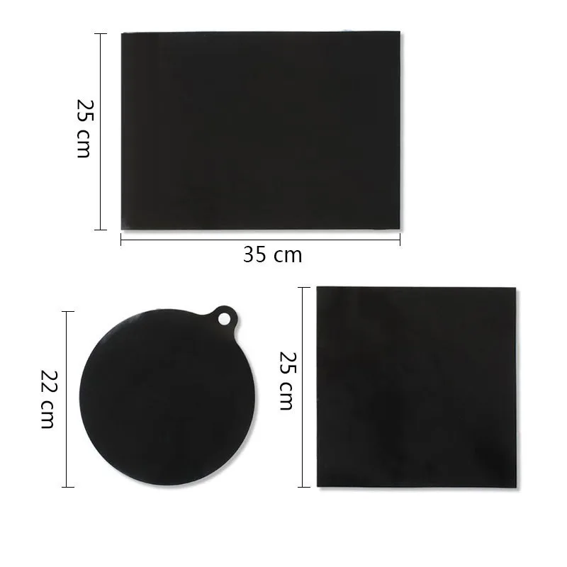 1~10PCS Kitchen Silicone Induction Cooker Protector Mat Heat Insulated Pad Reusable Protective Cook Top Cover Black Pot Mats