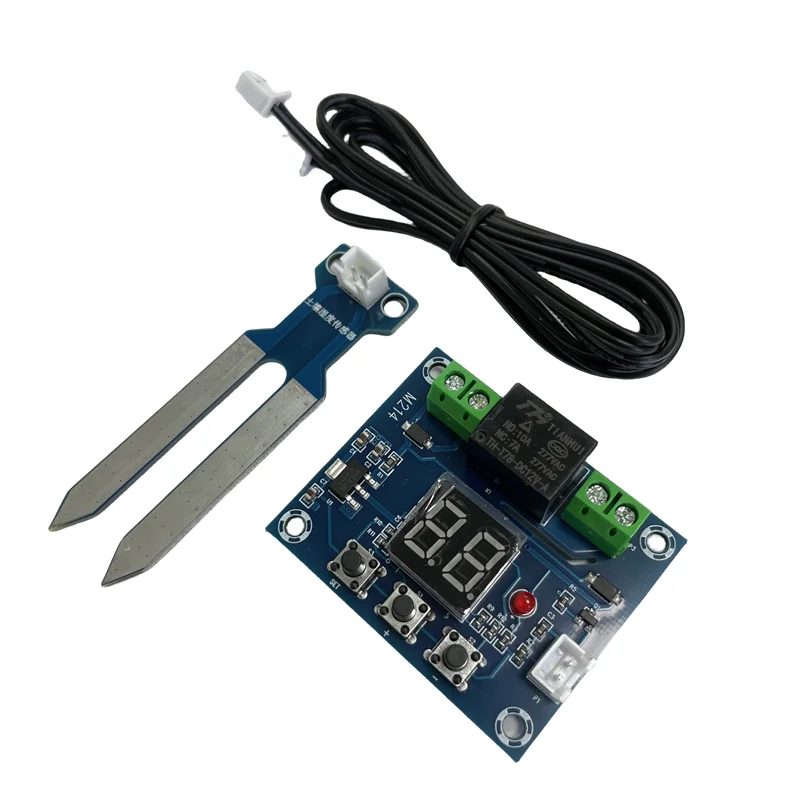 XH-M214 Soil Moisture Controller Module Digital Display Flower Pot Digital Display Automatic Watering and Sprinkling