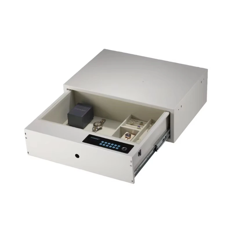 Cassaforte per cassetti nascosta con serratura per impronte digitali Accessori hardware per guardaroba Cassaforte per gioielli in contanti