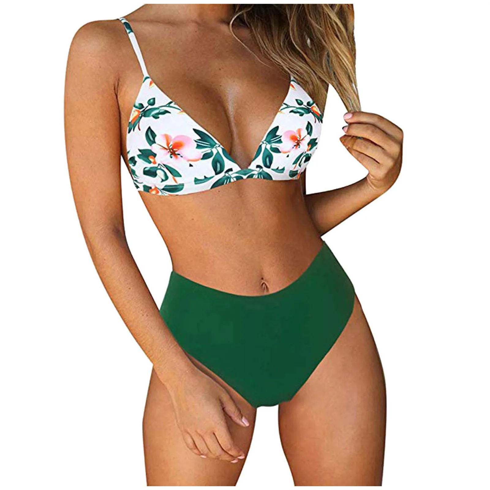 Women Bandeau Padded Push Up Swimsuit Swimwear Beachwear Swimwear Bikini Set Swimsuits 2024 Woman Summer Women'S Suit Beachwear