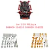 WLtoys 104006 104010 104020 104026 RC 자동차 액세서리에 적합한 금속 업그레이드 및 수정 키트 1