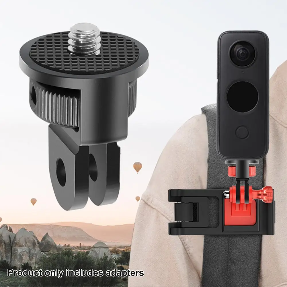 لكاميرا GoPro13 Series 360 الرياضية 1/4 Gimbal Selfie ترايبود الملحقات عصا التصوير محول R1K5
