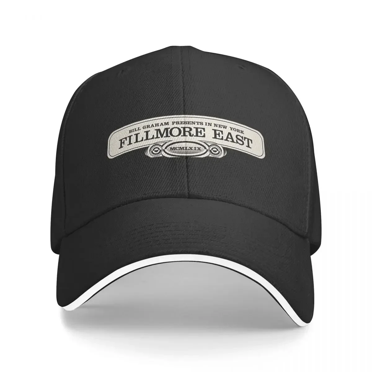 Bill Graham's FILLMORE EAST East Village, NYC Logo Baseball Cap Sun Hat For Children Sunhat Vintage For Women Men's