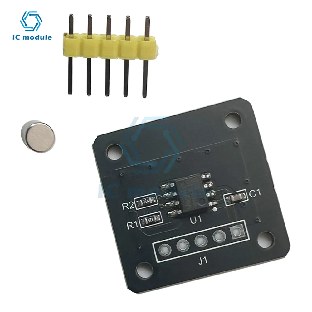 MT6701 magnetic encoder magnetic induction angle measurement sensor module 14bit high precision instead of AS5600