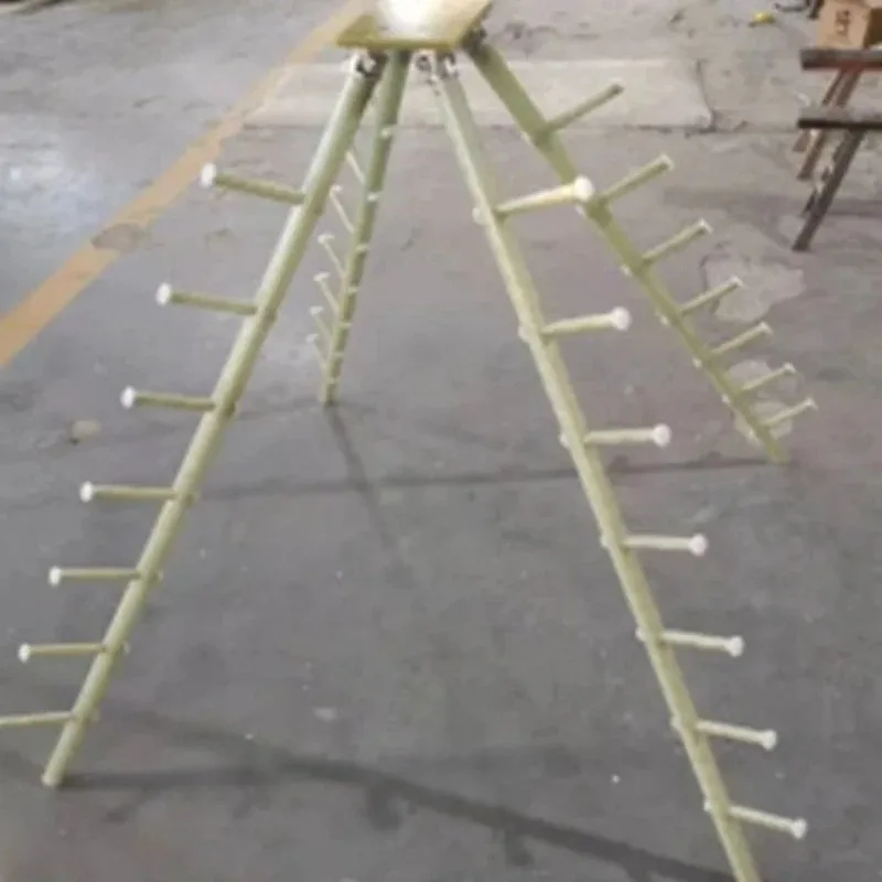 

Long handle rod four corners tool rack Insulated rod four legs placement rack Insulated tool placement tool