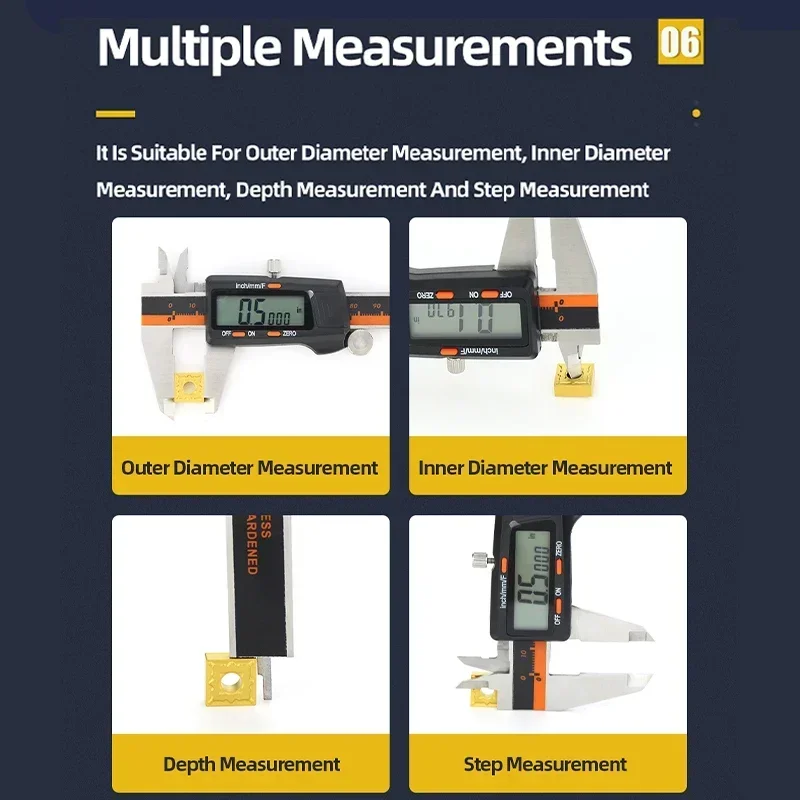 Fraction Metal Caliper Digital Pachymeter Vernier Calipers Measuring Tools Professional And Digital Pachymeter Electronic Ruler