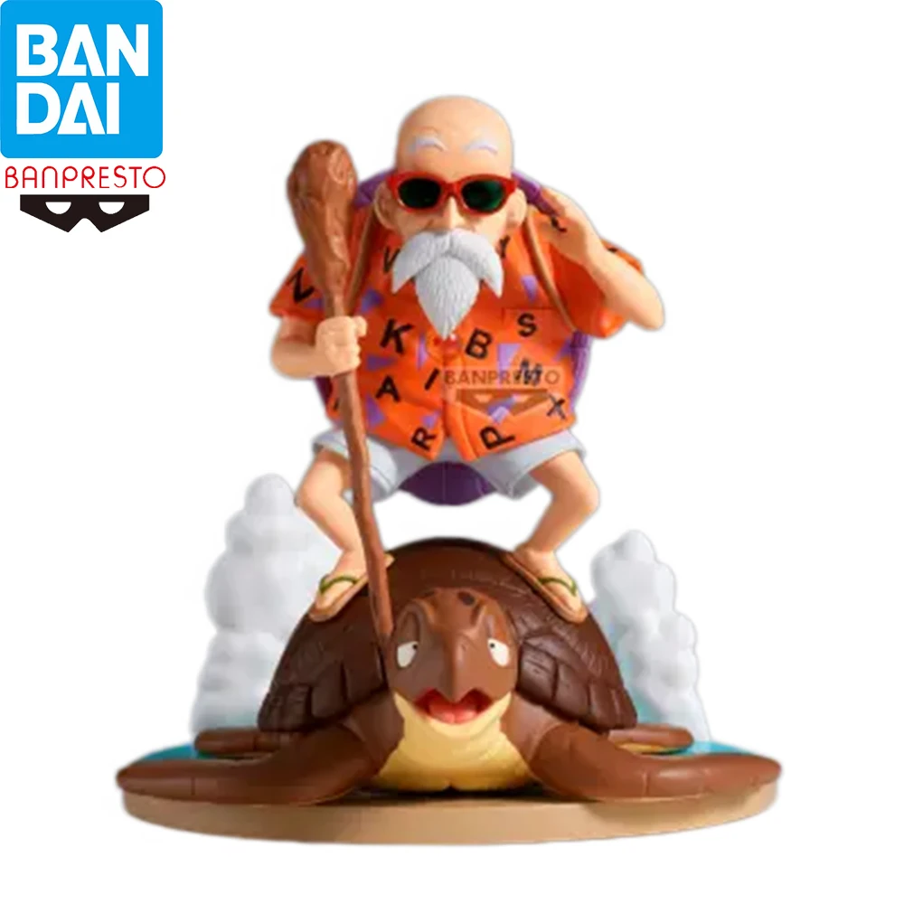 Banpresto Dragon Ball Master Roshi Turtle Scene Figure 15cm PVC Anime Statue Cloud Base Desktop Ornament For Collectors