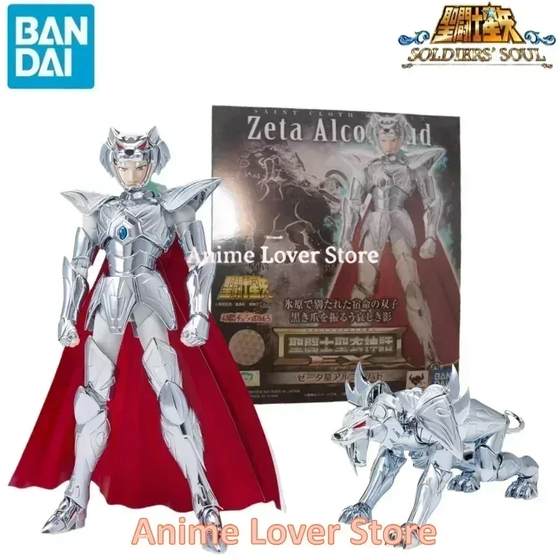 In Stock Bandai Original Saint Seiya Cloth Myth White Tiger Ex Alcor Zeta Bud God Warrior Mizar Anime Action Figures Toys