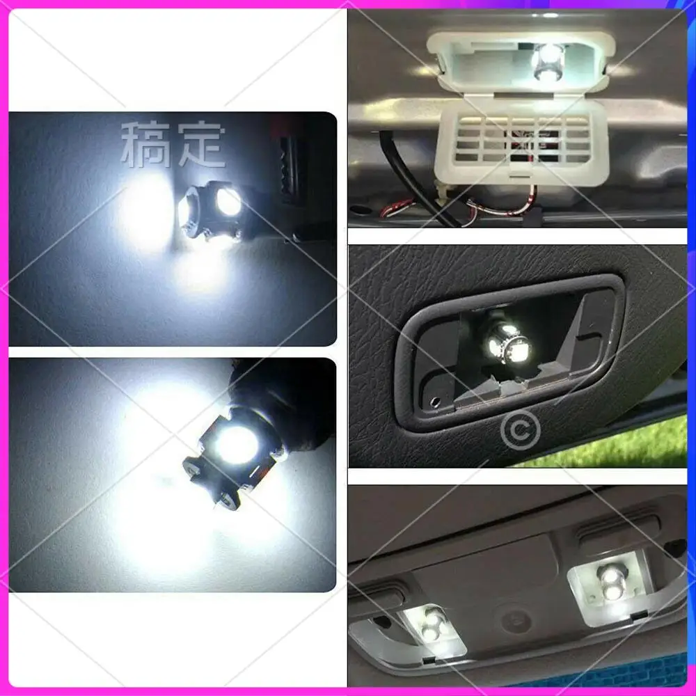 

НОВИНКА-50 шт. Супер белые светодиодные лампы T10 Wedge 5-SMD 5050 W5W 2825 158 192 168 194