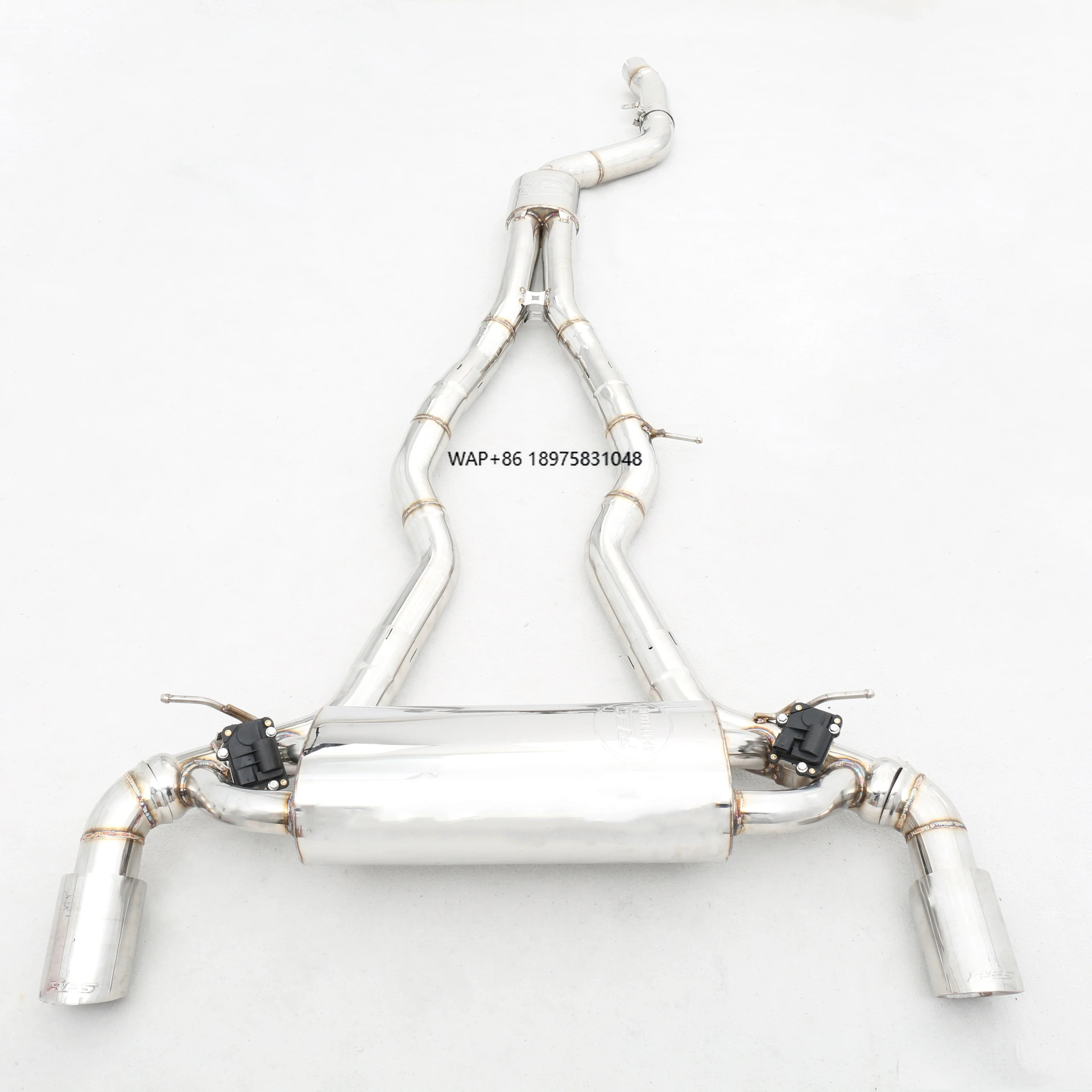 

Custom 304 Stainless Steel/Titanium Valved Exhaust System for A90 3.0T Vehicle Exhaust Pipes Designed for
