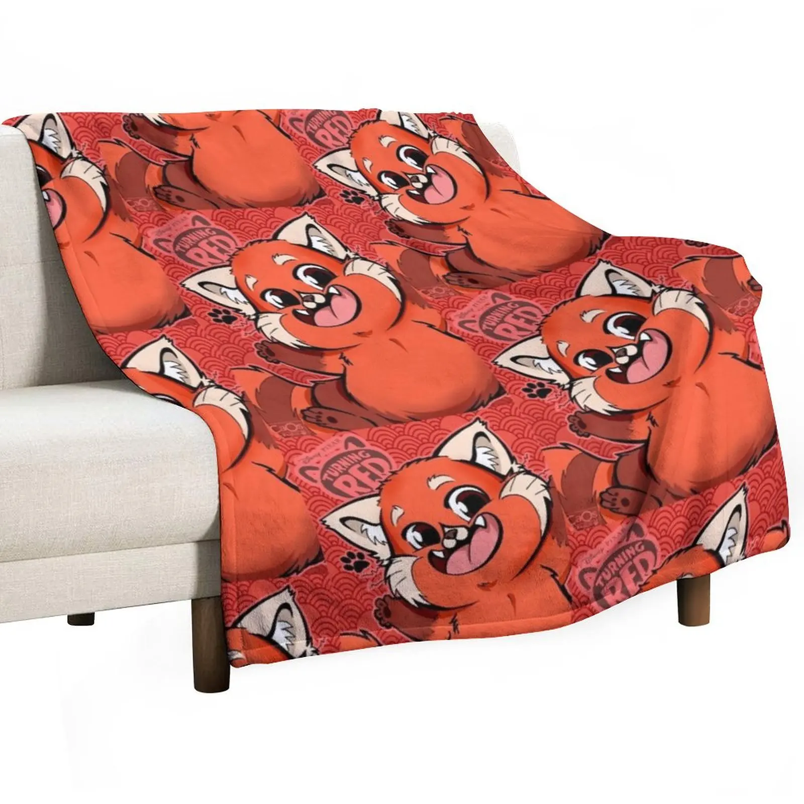 TURNING RED FANART_CAOSDIBUJITOS Throw Blanket Picnic Softest Bed covers funny gift Fashion Sofas Custom Blankets