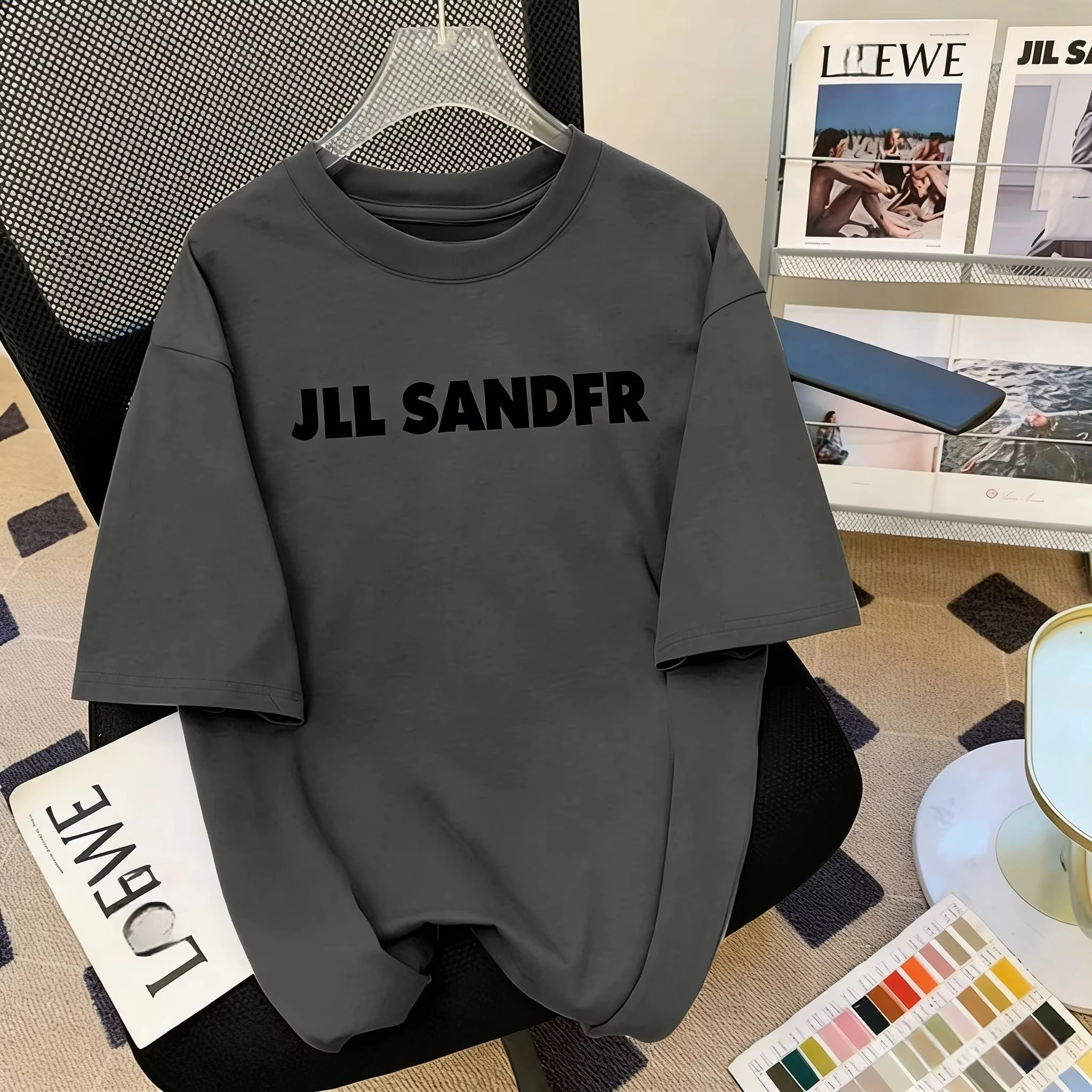 2026 Zomer Nieuwe Print Katoenen T-shirt met korte mouwen Losse ronde hals Ademend Casual Mode Hip Hop Streetwear Unisex Tops