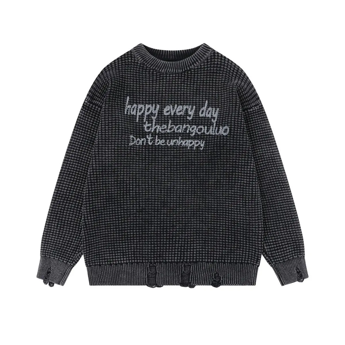 

2025 Autumn New Guochao Retro Niche Tide Brand Letter Design Casual Loose Men's and Women's Sweaters