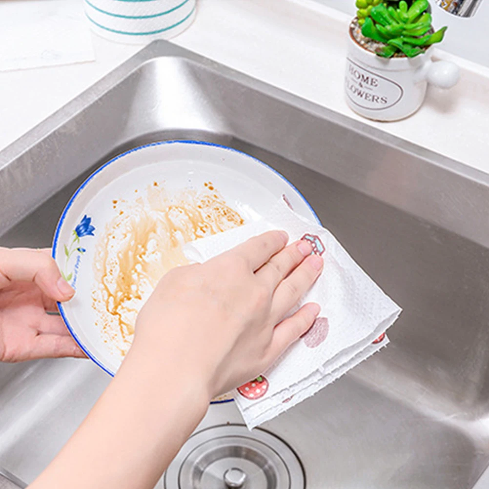 

1 Roll Multi-Purpose Disposable Kitchen Paper Hand Drying Oil Blotting Butcher Paper Roll with Premium Absorbency for Kitchen (