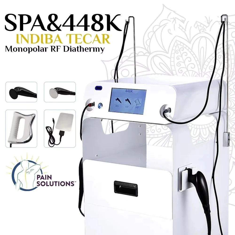 The Latest Warm INDIBA Thermal Penetration Technology RF Weight Loss CET RET 448K Pain Relieve Skin Lift Rejuvenation Slim Down