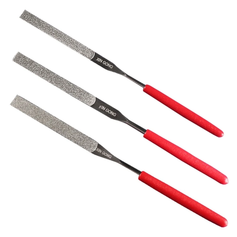 Diamond Needle File Flat Files Coated Tools for Metal Wood Stone Glass