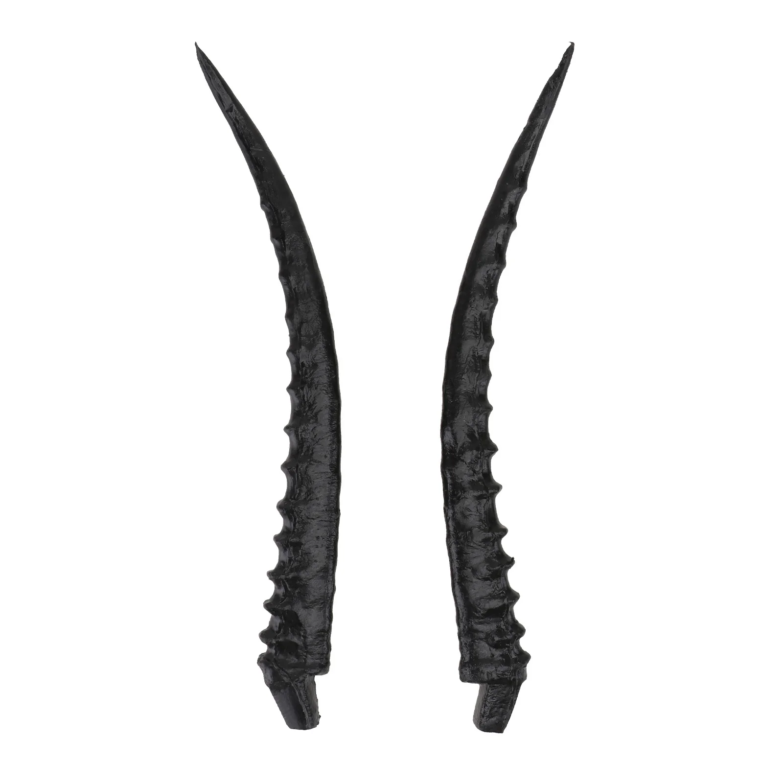 2 쌍 현실적인 염소 뿔 DIY 머리띠 장식 코스프레 의상 소품 할로윈 테마 파티 액세서리