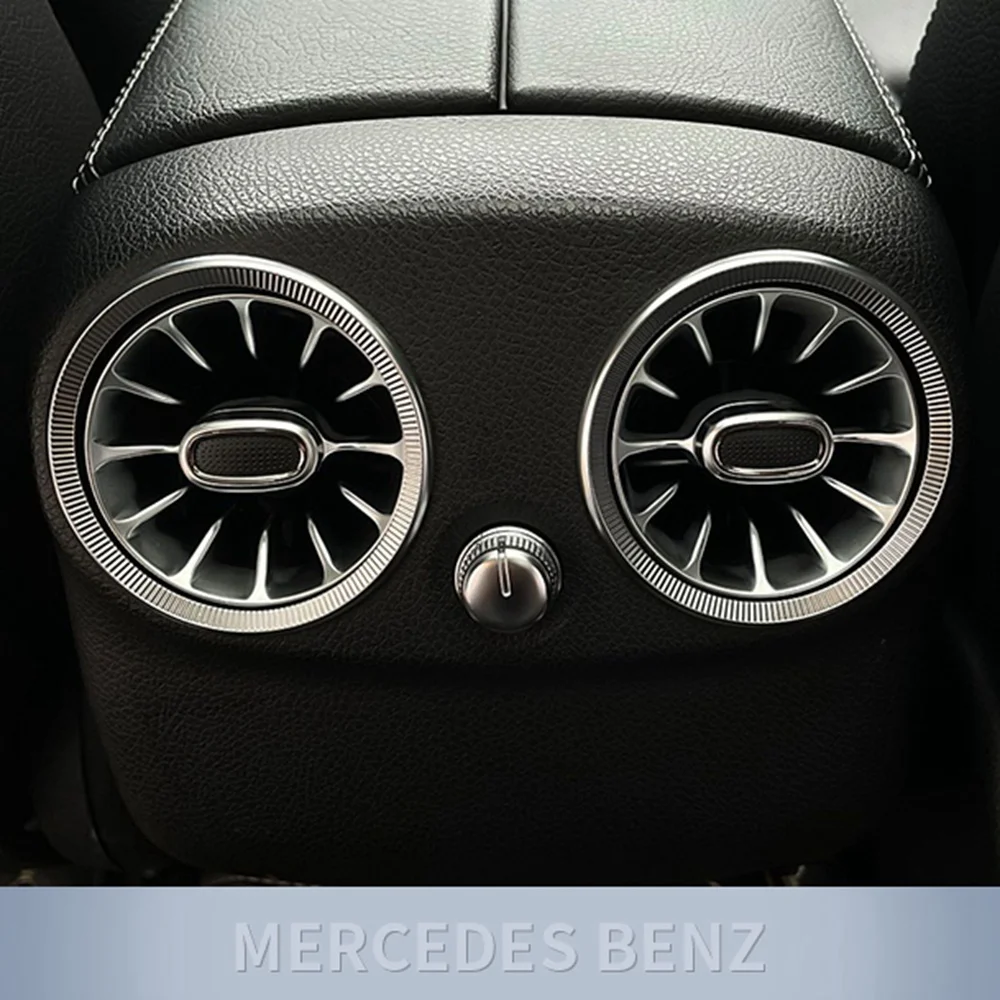 

A57E-Rear Air Conditioning Vents 64Color LED Turbine Ambient Light For Mercedes Benz C /E/GLC/ Class W213