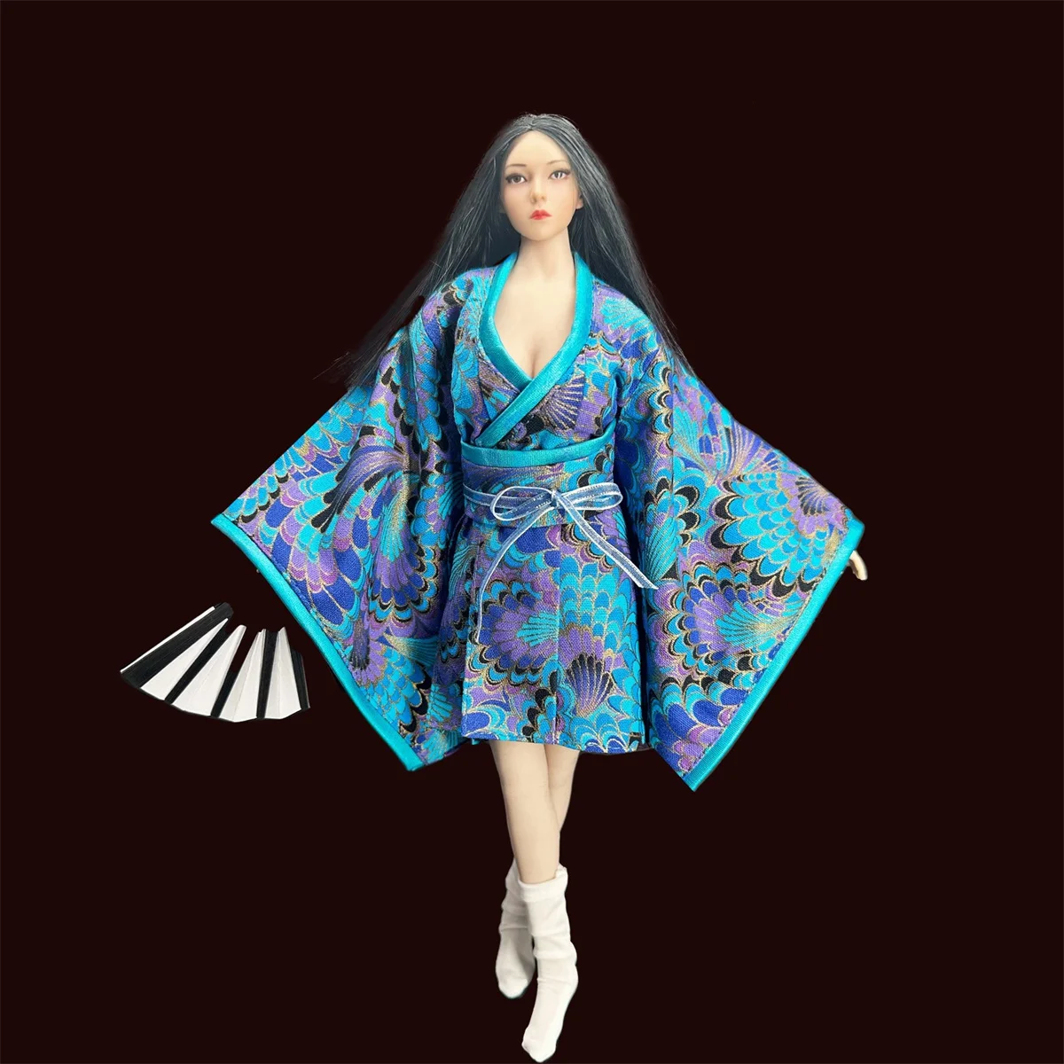 1/6  Scale Female Female soldiers  kimono  bathrobe  Dress costume Ancient    Suit Clothes Clothes for 12inch Action Figure Toys