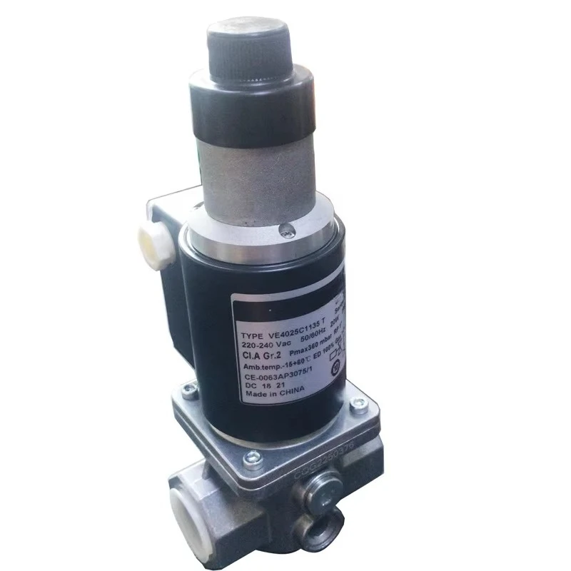 

2026 new VE4025C1135T OEM Gas Solenoid Proportional Valve for Industrial Combustion Burner Controller 230V AC 0-360mb
