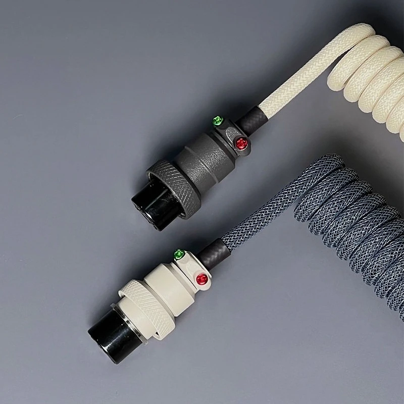 Pure hand-woven mechanical keyboard cable DIY color aerial plug cable typec helix B26