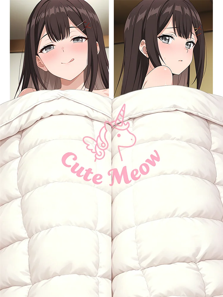 Rion-Enomoto Dakimakura anime DIY girl Double-sided Print Life-size body pillows cover Adult pillowcase
