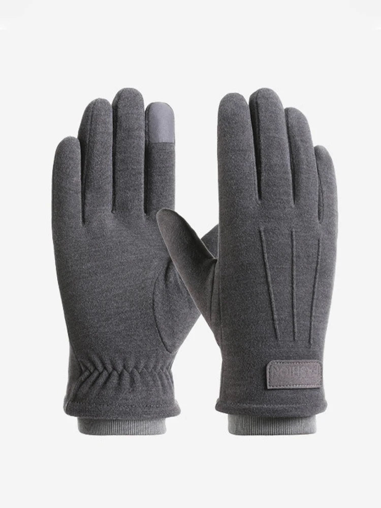 AliExpress Winter sports warm gloves for men and women cycling waterproof winter couple cycling windproof and cold proof driving anti-skid