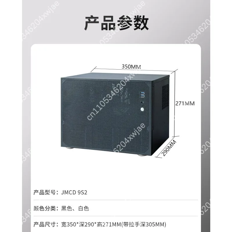 High Quality 8 9 Bay Rackmount Server Case Support MATX ATX PSU Full Height PCIe for Home Workstation