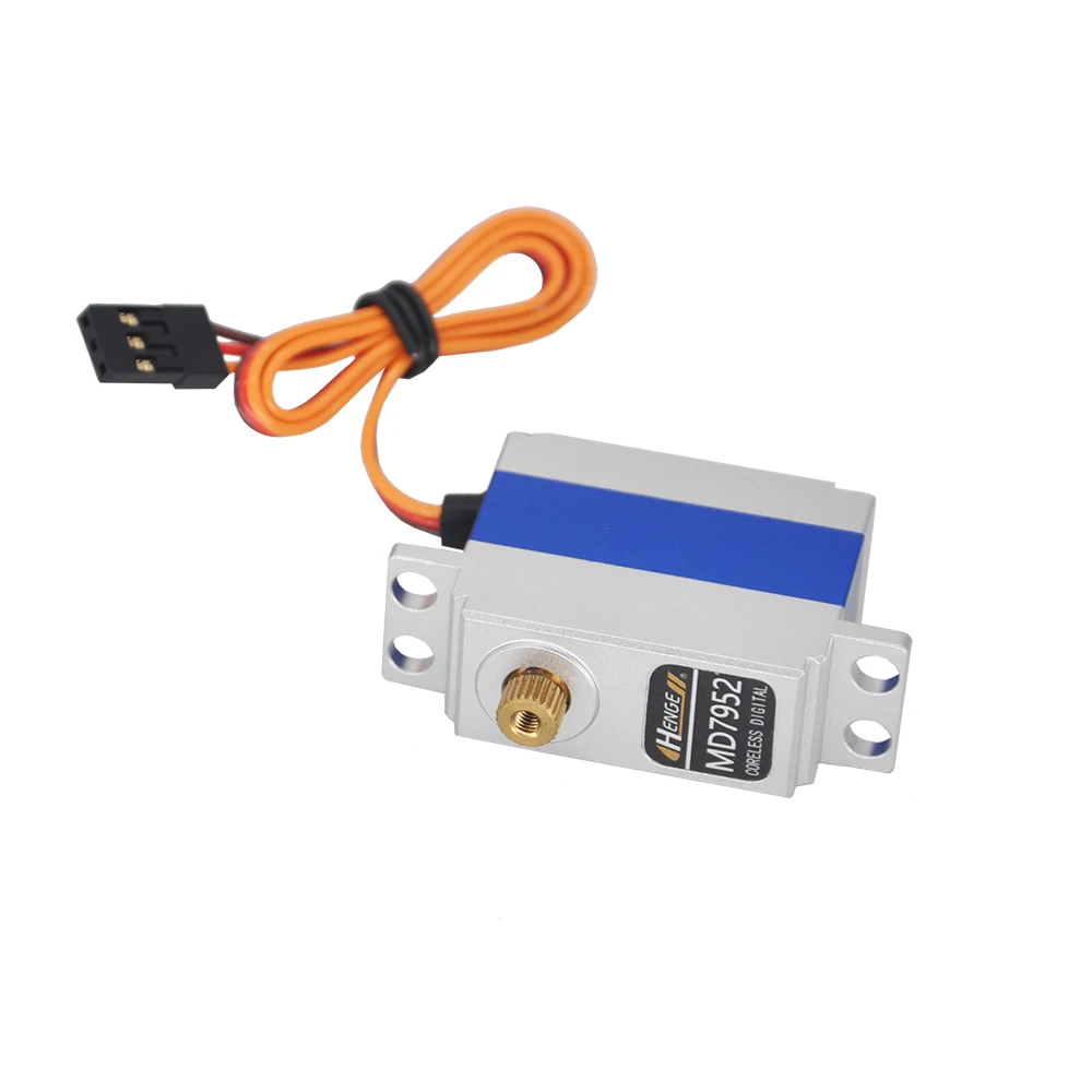 Henge MD7952 CNC Metal Shell Coreless Digital Servo Metal Gear 6.8kg Torque 37g For RC Aircraft Model