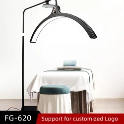 28INCH LED Half Moon Eyelash Floor lamp With Disinfection and Sterilization Facial Skincare Products Tattoo Eyebrow Filming Lamp
