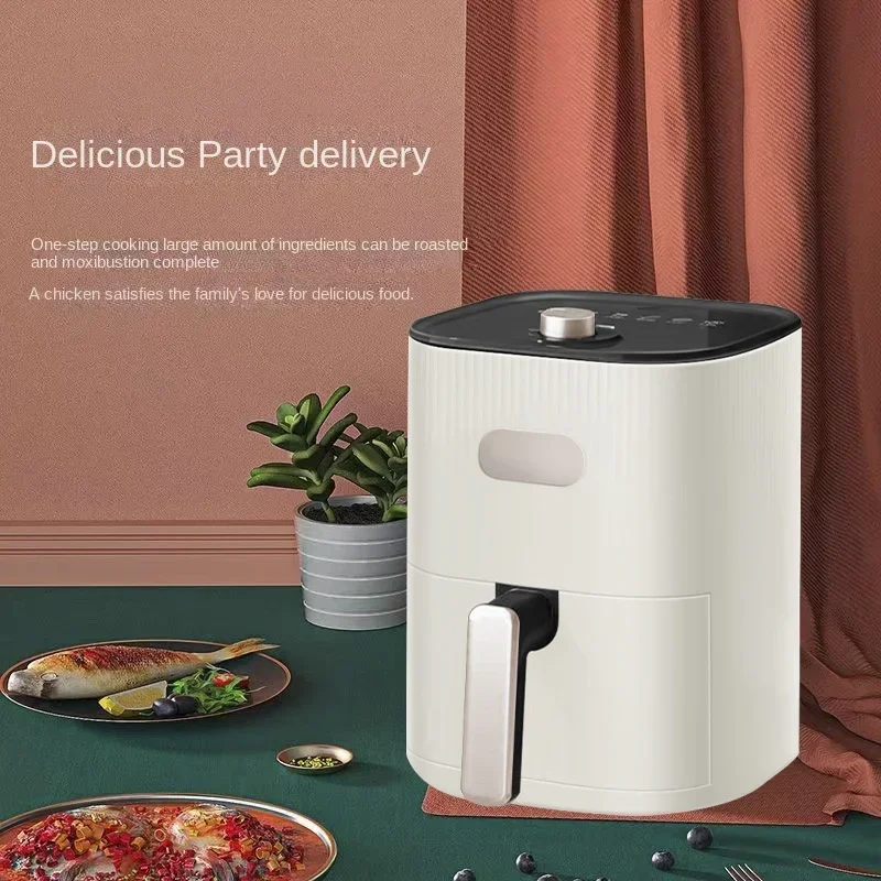 Air fryer, household high-capacity electric fryer, intelligent electric oven, fully automatic and multifunctional