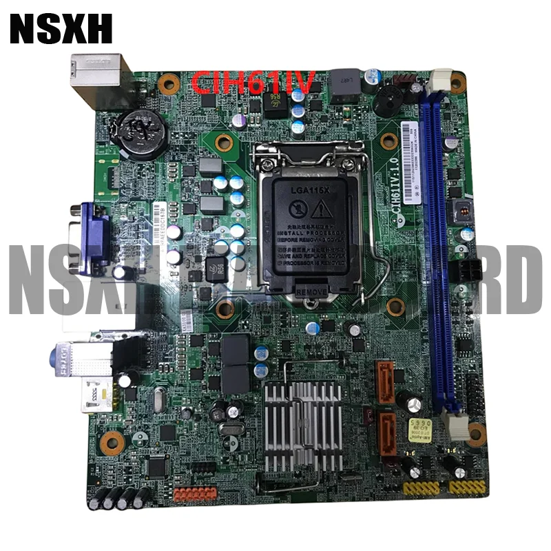 New FOR H520E Desktop Motherboard CIH61IV H61H2-LT 15-KA3-011000 DDR3 V:1.0 100% Tested