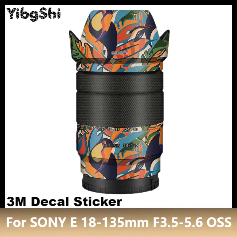 

For SONY E 18-135mm F3.5-5.6 OSS Lens Sticker Protective Skin Decal Vinyl Wrap Film Anti-Scratch Protector Coat SEL18135 E18135