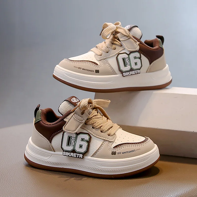 Zapatillas bajas para correr para niños, zapatillas de tenis informales gruesas y versátiles para niños y niñas, zapatillas antideslizantes para la escuela para niños y niñas