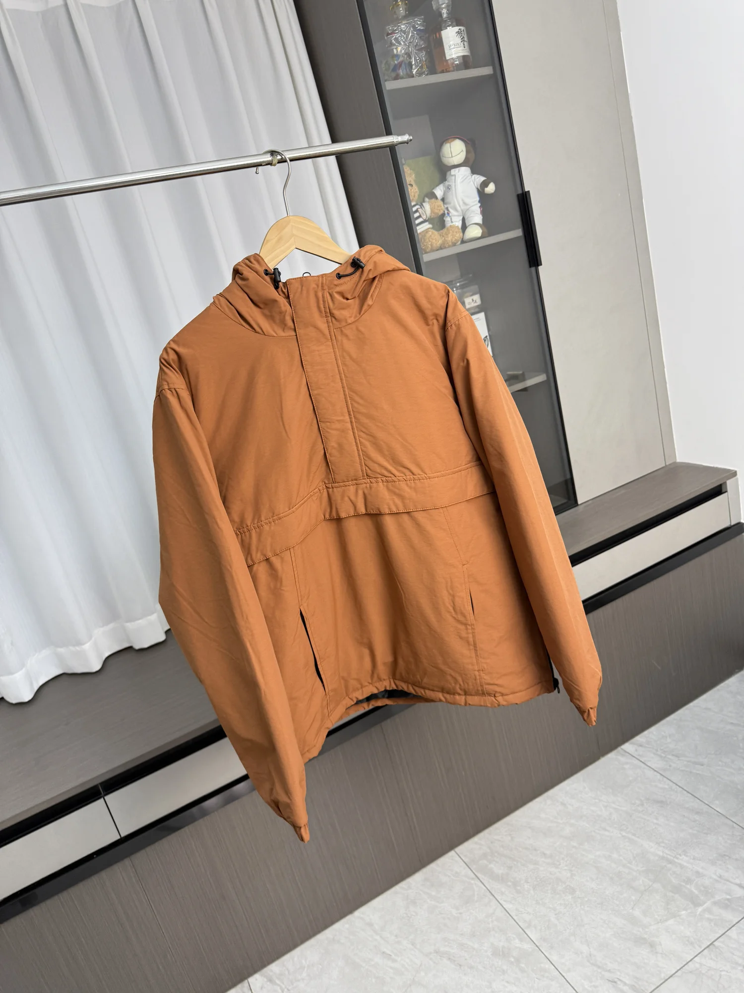 

ex Зимний снежный лыжный хлопок Jaet с капюшоном, водонепроницаемый Faion Urban Sle Long Sve Stand Fit Pure Color