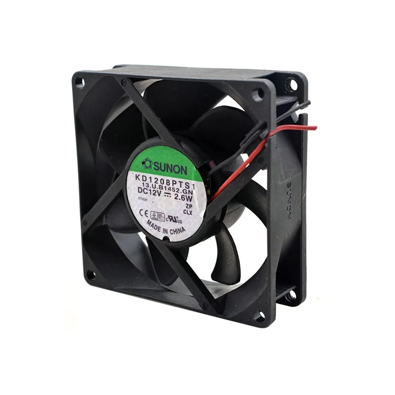

NEW ORIGINAL KD1208PTS1 12V 2.6W 8025 80*80*25mm 8cm COOLING FAN
