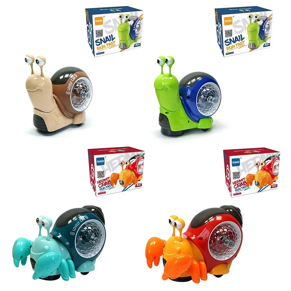 

Electric Snail Toy Universal Shaking Head Snail With Music Light Projection Interaction Toys For Boys Girls Gifts