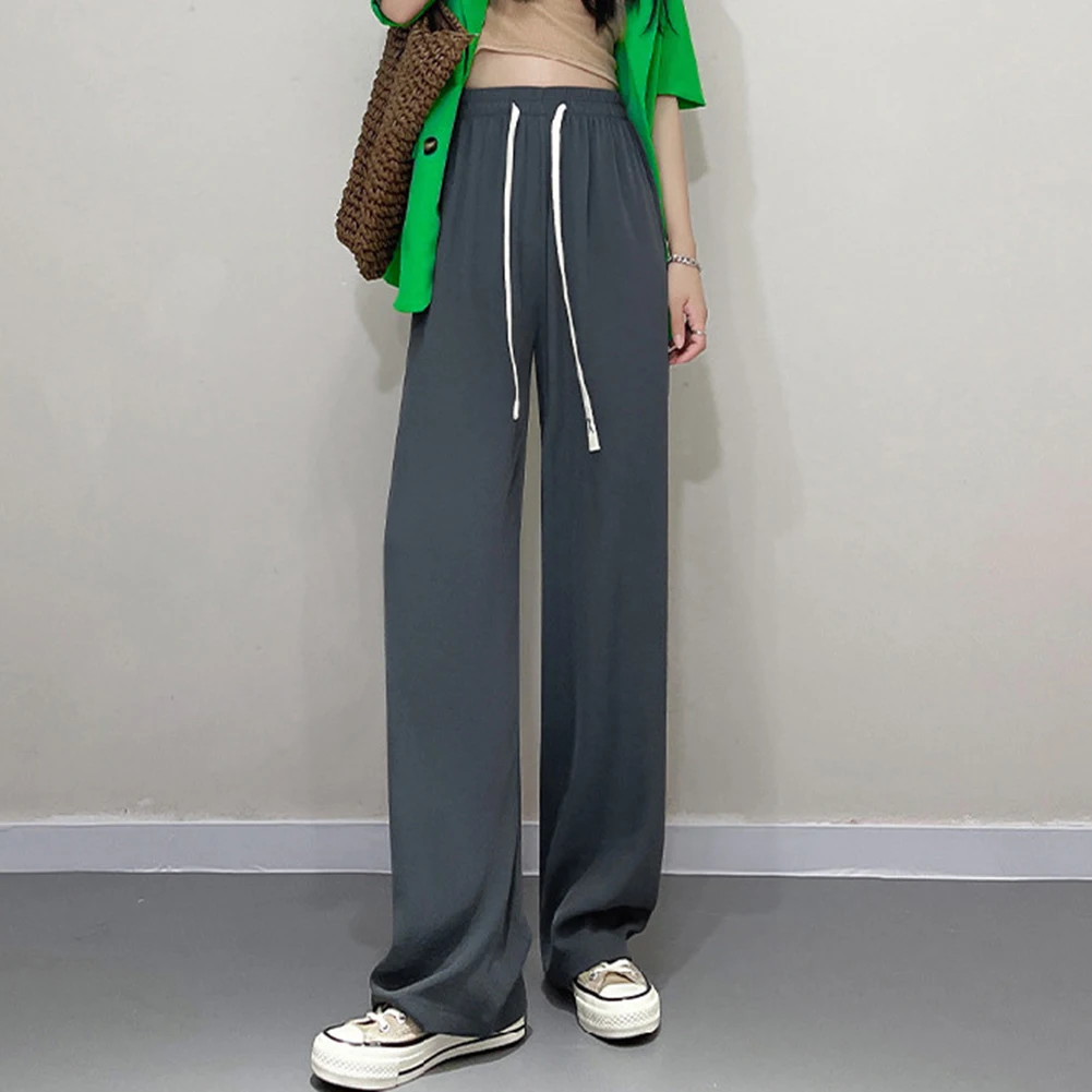 Gite casual Pantaloni estivi casual albicocca Abito da ghiaccio casual per le vacanze Pantaloni da abito da ghiaccio Stile per il tempo libero Lunghezza regolare