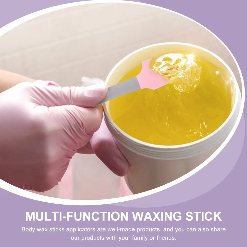 

4pcs Silicone Scraper Professional Wax Applicator Portable Hair Removal Tool For Body Waxing Multi-Function Spatula Household