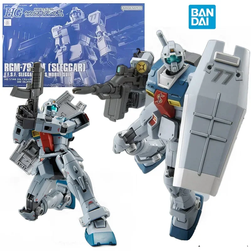 Bandai PB HG RGM-79 GM Sleggar 1/144 14Cm Gundam Cucuruz Doan's Island Original Action Figure Model Kit Toy Gift Collection