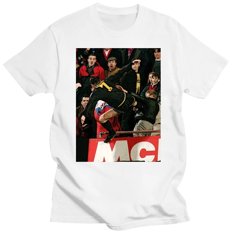 Men tshirt eric cantona kung fu print Unisex T Shirt women T-Shirt tees top