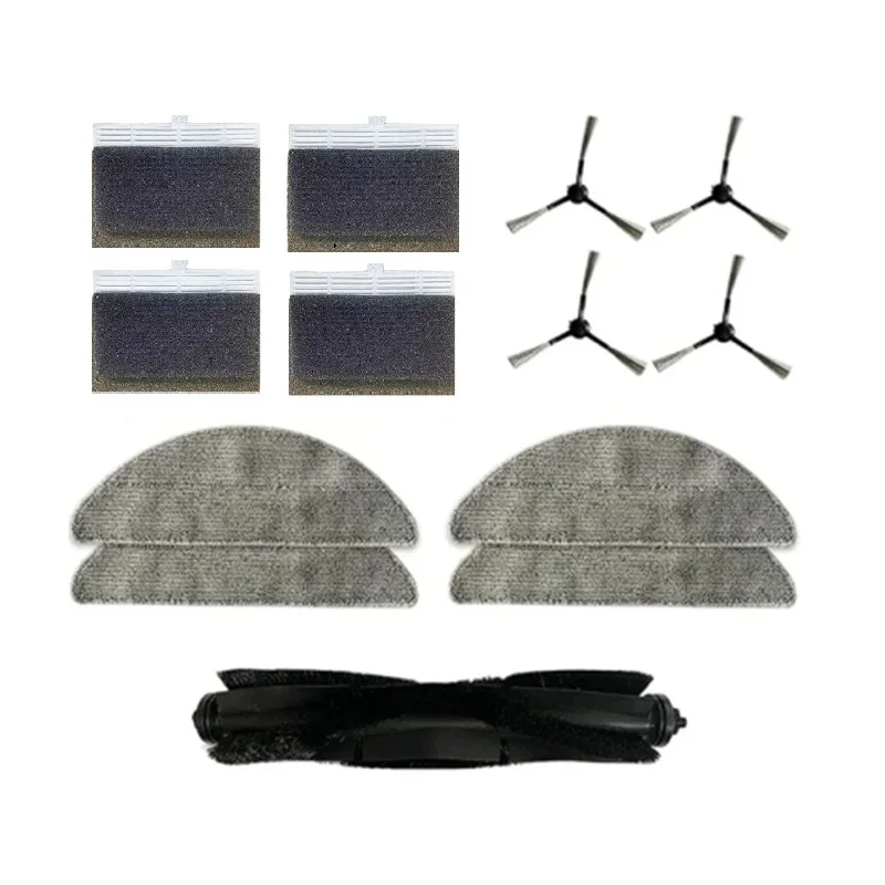 Ersatzteile für Roboter-Staubsauger Liectroux G7: Gummibürste, Seitenbürste, HEPA-Filter, Wischtuch, Staubbeutel