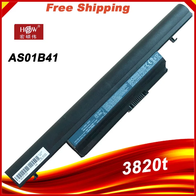 

Аккумулятор 4400 мАч для ноутбука Acer AS01B41 AS10B31 AS10B3E AS10B4a1 AS10B51 AS10B5E AS10B61 AS10B6E AS10B71 AS10B73 AS10B75 3820T