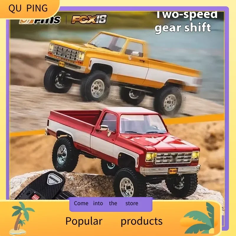 

1:18 Scale FCX18 K10 Micro Two-Speed Mechanical Transmission RC Car Toy for Kids Climbing Model Vehicle Birthday Gift