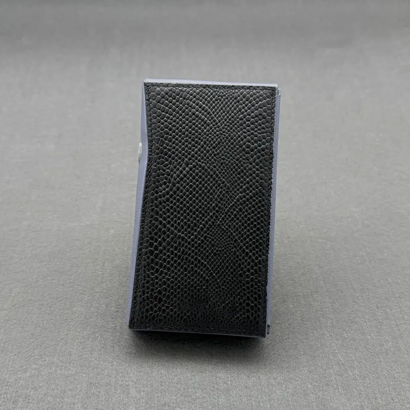 Capa de couro genuíno feita sob medida A6 para IRIVER Astell&Kern A&futura SE180
