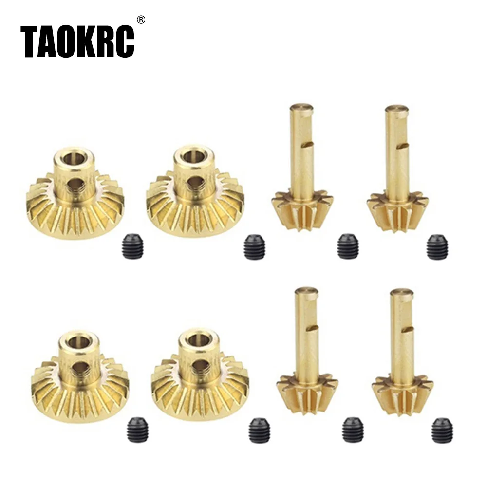 4Pcs Copper Gear for WPL B1 B24 B16 C24 1/16 4WD 6WD RC Car Kit DIY Spare Parts